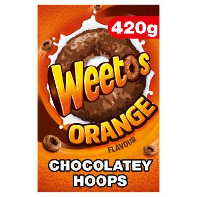 Weetos Chocolate Orange Cereal 420g - 99p @ Farmfoods
