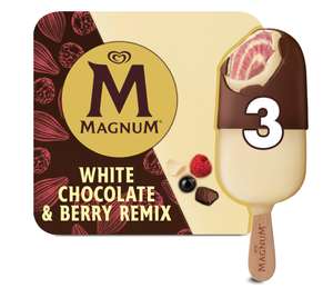 Magnum ice cream white choc and Berry or almond 49p or 3 for £1 @ Heron Blackpool