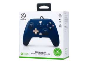 PowerA Enhanced Wired Xbox Controller - Midnight Blue & Artisan Red (Xbox Series X/S) Free Click & Reserve