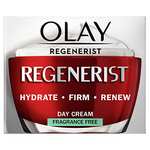Olay Regenerist Face Cream, Fragrance Free 50 ml