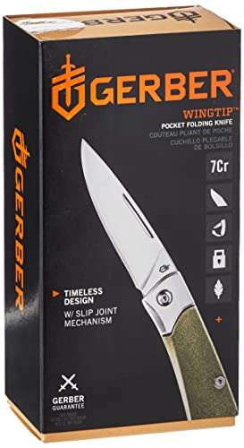 Gerber Wingtip Folding Knife - Green - £19.79 @ Amazon