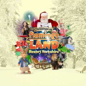 Flamingo land resort - family winter ticket voucher (4 people aged over 4, under 4 free - book for before Jan 1st) £21.75 via Your Harrogate