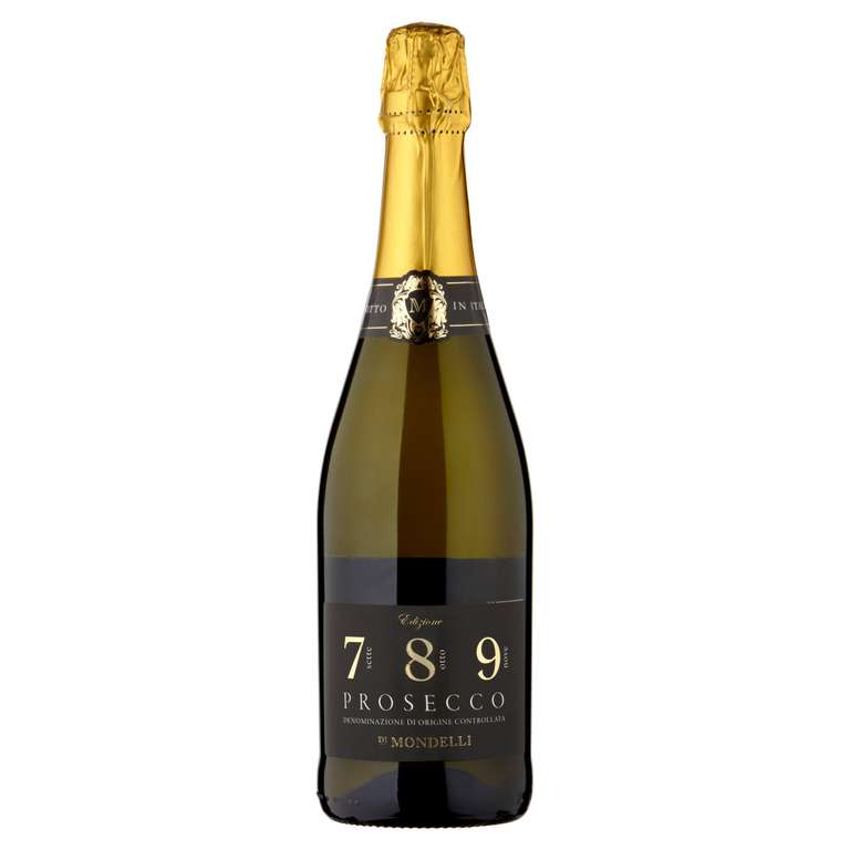 Edizione 789 Di Mondelli Prosecco 75cl £5.50 From 8th Dec Order 6 For Delivery After On or After The 8th Get Further 25% off £24.75 For 6