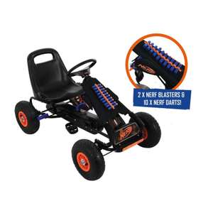 Nerf Thunder Go Kart with Blasters and Darts - Use Code