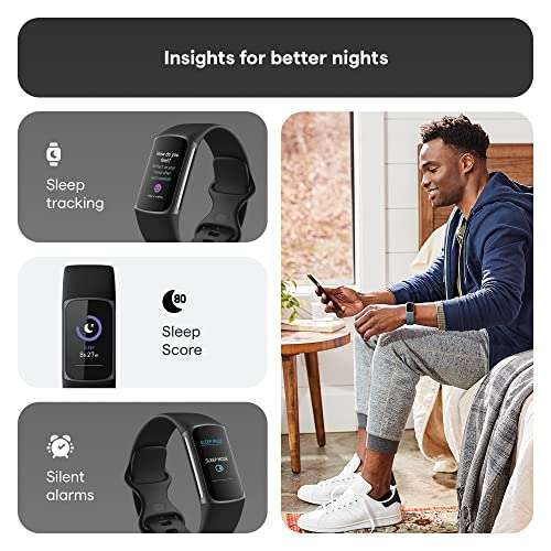 Fitbit Charge 5 Activity Tracker with 6-months Premium Membership Included £98.90 Dispatches from Amazon Sold by kayz goods