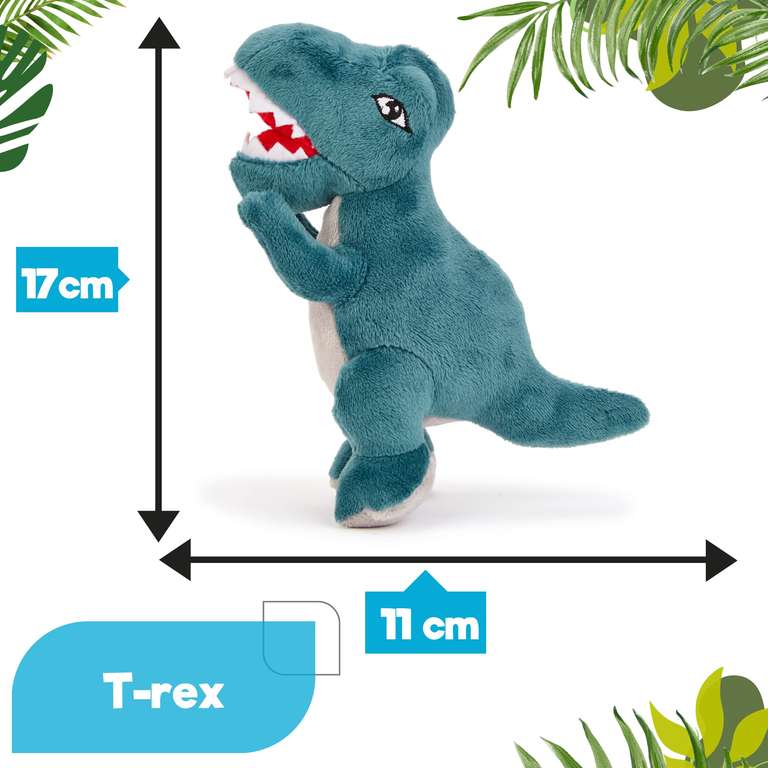 Zappi Co Children's Soft Cuddly Plush Toy Dinosaur