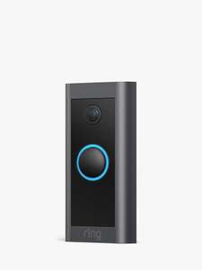 Ring Smart Video Doorbell Wired + Free Echo Dot - £34.99 with code + Free Click & Collect @ John Lewis & Partners