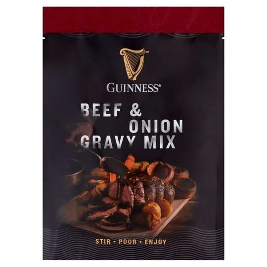 Guinness Beef & Onion Gravy Mix 35G - 50p Clubcard Price @ Tesco