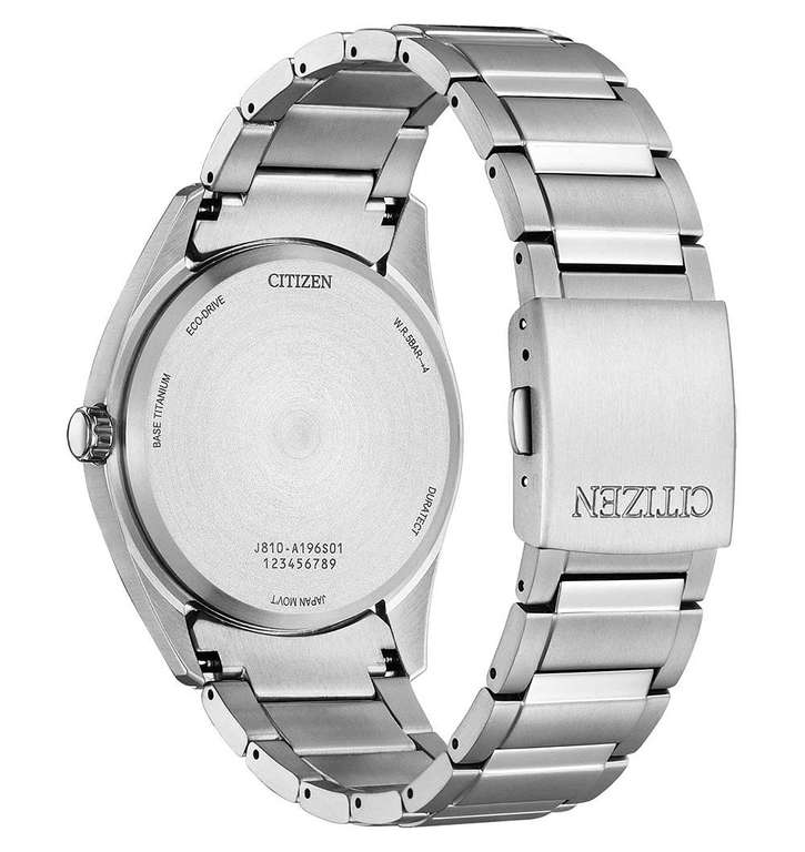 Citizen Eco-Drive Titanium Mens 41mm Watch AW1641-81X