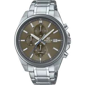 Casio Edifice Men's Chronograph Quartz Watch with Stainless Steel Strap EFV-610D-5CVUEF w.code