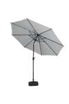 3M Large Rotating Patio Parasol for Outdoor Sunshade and Rain with Plastic Fillable Base - Sold & Delivered By Living and Home