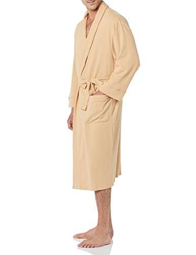 Amazon Essentials Men's Lightweight Waffle Robe, Size Medium, Light Camel - £8.03 Good / £8.48 Very Good / £9.03 Like New @ Amazon Warehouse