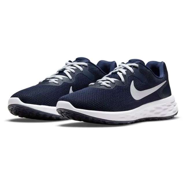 Nike Men's Revolution 6 Running Shoes, Midnight Navy (Size: UK 7.5 - 11.5) - W/Code