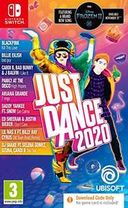 Just Dance 2020 for Nintendo Switch (Code in Box) - £9.95 at Amazon