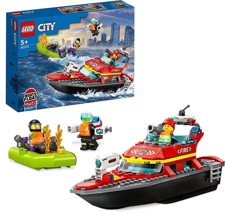 LEGO City Fire Rescue Boat 60373 w/code