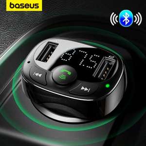 Baseus Bluetooth Wireless Car FM Transmitter MP3 Player USB Charger Adapter Kit - w/Code, Sold By baseus_direct_store
