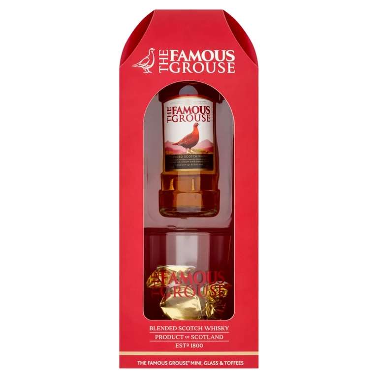 The Famous grouse mini, glass & toffees set and 3 for 2 - Chester