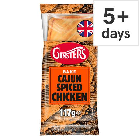 Ginsters Cajun Spiced Chicken Bake 117G 50p With Discount Code / Magazine Coupon @ Tesco