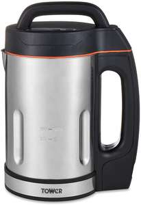 Tower T12031 Soup & Smoothie Maker with Intelligent Control System and Stainless Steel Jug and Blade, 1000W, 1.6L - £36.99 @ Amazon
