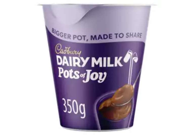 Cadbury Dairy Milk Big Pots of Joy Chocolate Dessert 350g £1.50 @ Asda