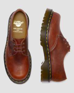Dr. Martens 1461 3 Eye Bump Toe Shoes - Heritage Tan Phoenix