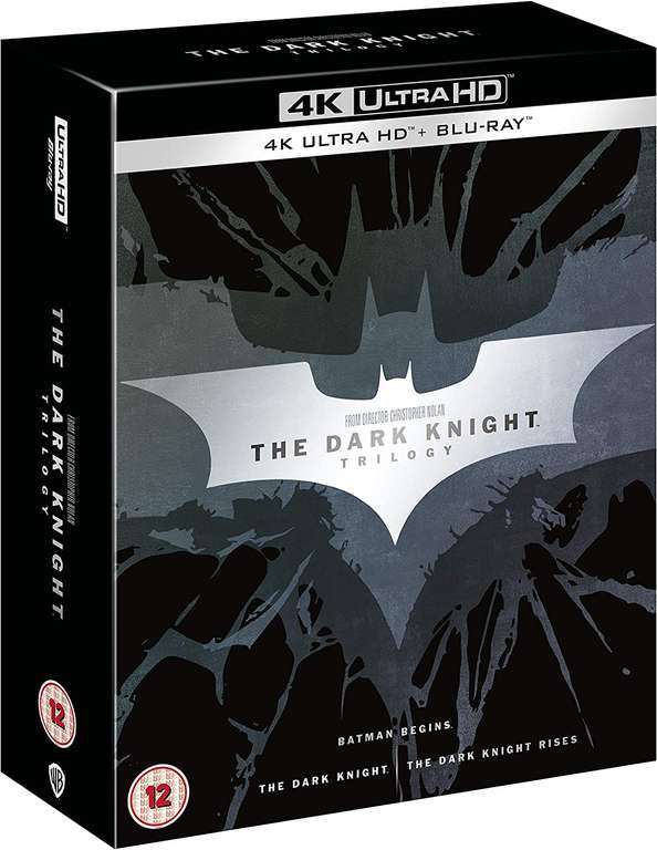 The Dark Knight Trilogy [Batman] [4K Ultra-HD] [2012] [Blu-ray] EU £23.86 delivered @ Rarewaves