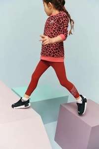 Nike Little Kids Leopard Sweatshirt and Leggings Set £21 +Free click & collect @ Next