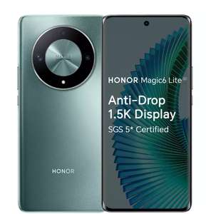 HONOR Magic 6 Lite 5G 256GB Phone + VOXI 100GB 30 Day Pay As You Go SIM Card – 1st included - Free collection