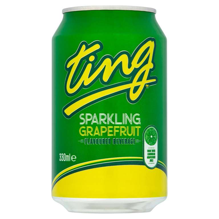 Ting Sparkling Grapefruit Crush 330ml - 40p (Clubcard Price) @ Tesco