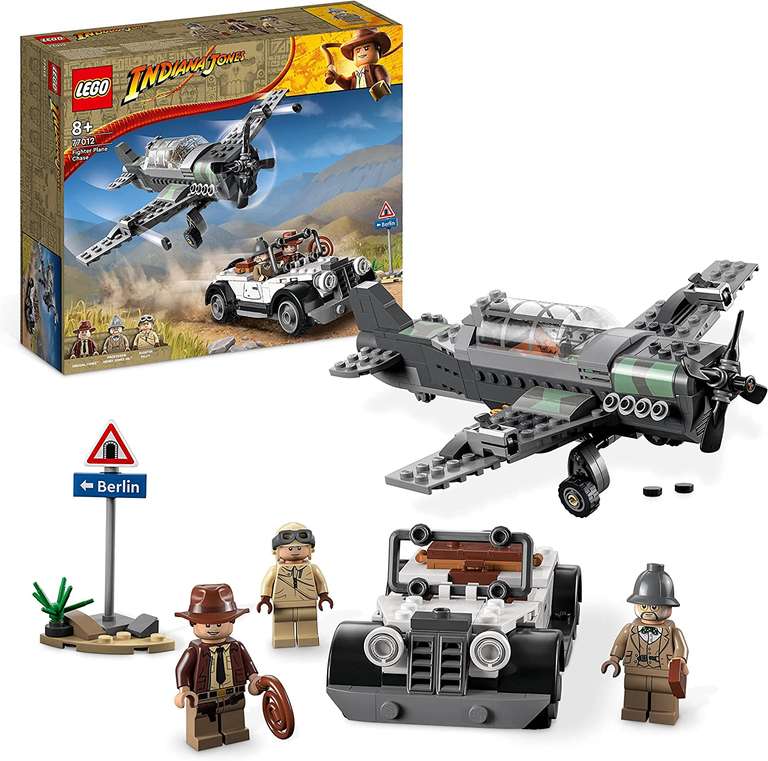 LEGO Indiana Jones and the Last Crusade Fighter Plane Chase 77012 Building Set