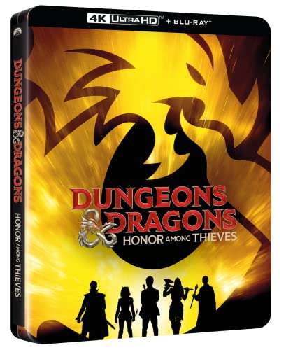 Dungeons & Dragons: Honour Among Thieves 4k Blu Ray Steelbook