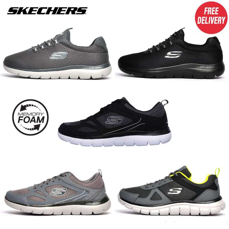 Volar cometa cama Acorazado Skechers Mens Memory Foam Trainers (Sizes 7-12) - £29.99 With Code + Free  Delivery @ Express Trainers | hotukdeals