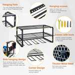 BQKOZFIN Power Tool Organizer Storage Rack Tool Shelving Rack for Garage Workshop Small- £25.99@ Dispatched from Amazon Sold BQKOZFIN-DIRECT