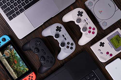 8Bitdo Pro 2 Bluetooth Controller for Switch, PC, macOS, Android, Steam & Raspberry Pi (Grey Edition) £32.79 @ Amazon