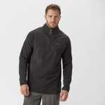 Peter Storm Men's Grid Half Zip Fleece (black, grey, blue colours and all sizes) w/code + free delivery
