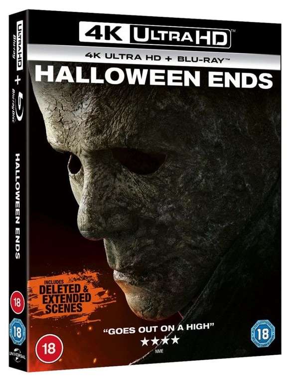 Halloween Ends 4K Blu-Ray - Free C&C