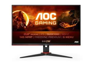 AOC 24G2SPAE G2 24" IPS Full HD 165Hz 1ms FreeSync (Built-in Speakers) Gaming Monitor