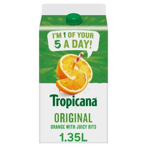 Tropicana Original Orange Juice With Juicy Bits 1.35l £1 @ Poundland Fulham
