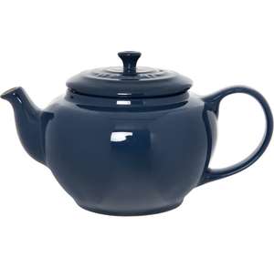 LE CREUSET Navy or Cream Round Classic Teapot 1L £16.99 Collection @ TK Maxx