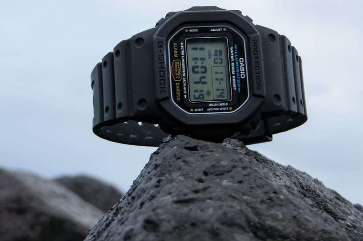 Casio G-Shock DW-5600E-1V Watch 200M WR Electro Luminescence - Sold By Amazon US
