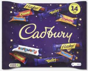 Cadbury's Family Treatsize 14 Bars / Dairy Milk Freddo & Friends Treatsize 12 Bars (each)