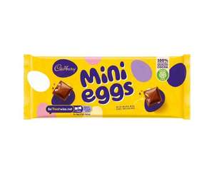 2* Cadbury Mini Eggs Milk Chocolate Large Bar 360g in Haydock