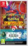 Pokémon Scarlet + The Hidden Treasure of Area Zero - Nintendo Switch game (using discount code)