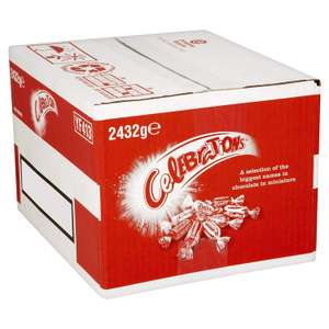 Celebrations Chocolate Bulk Case 2432g (Best Before 10 September 2023) with code - Minimum spend £22.50