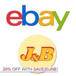 20% Off With A Max Discount Of £100 Using Code / Shipping is Free @ jandbsupplies / eBay