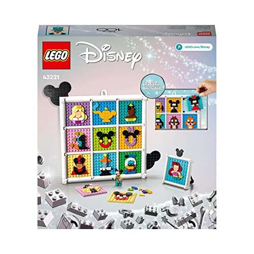 LEGO 43221 Disney 100 Years Disney Cartoon Icons £41.08 @ Amazon Germany
