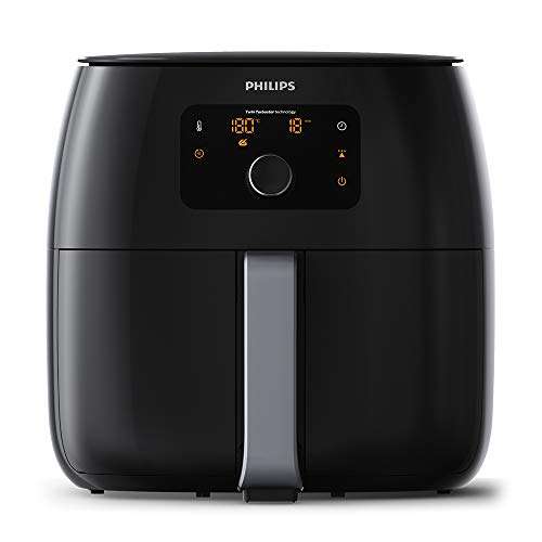 Philips Viva Collection Airfryer XXL with Fat Removal Technology, Extra Large Size - HD9650/99, 1.4 KG Capacity, Black