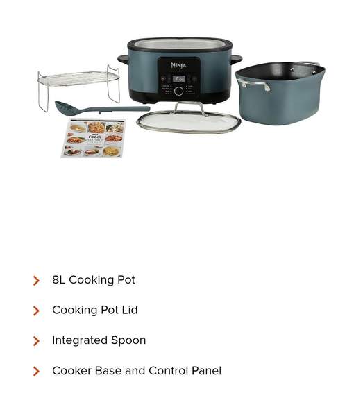 Ninja Foodi PossibleCooker 8-in-1 Slow Cooker [Sea Salt Grey] – Flemings  department store