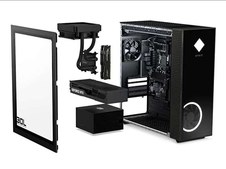 HP Omen 30L Gaming Desktop GT13-1047na (AMD R7 5800X & RTX 3080) - £1299 @ Amazon