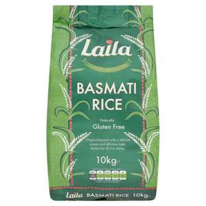 Laila Basmati Rice 10kg £12.50 @ Asda